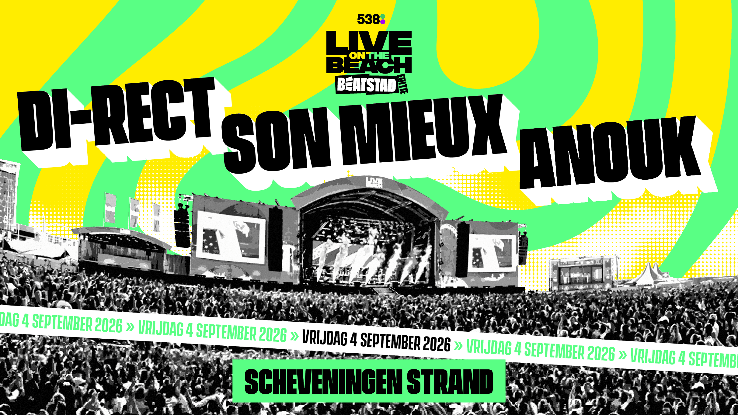 LIVE on the BEACH - BEATSTAD EDITIE | Arrangement Strandclub Aloha