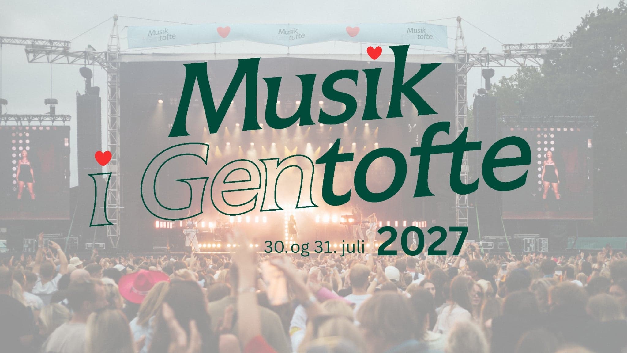 Musik i Gentofte 2027 - PARTOUT - 30. + 31. JULI